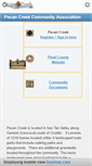 Mobile Screenshot of pecancreekqc.com