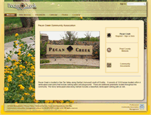 Tablet Screenshot of pecancreekqc.com